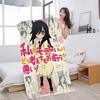 Anime Watamote Kuroki Tomoko Anime Beach Swimming Towel Soft Absorbent Washcloth Children's Gifts For Kids Travel Camping Gym