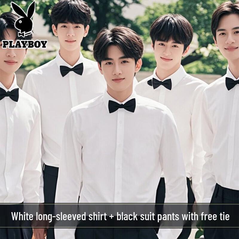 Playboy Men s Groomsmen & Wedding Suit Set S