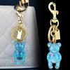 Style 3d Bear Keychain With Electroplated Metal For Bag Decoration