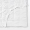 MUJI Recycled Polyester Warm Fiber Thick Mattress Pad, SD, Light Beige, 84270475