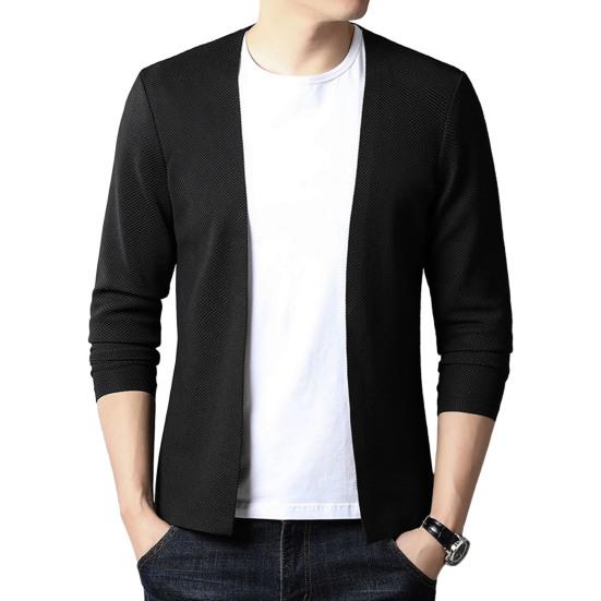 mens long length cardigan