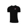 Puma Logo Print Short Sleeve T-Shirt Men Tops Black 579124-01