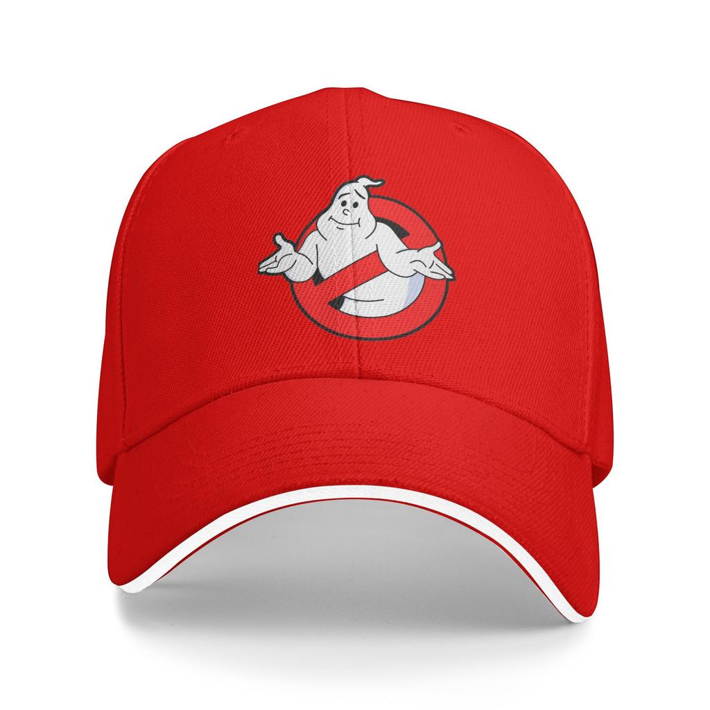 Cute Ghostbusters Logo   Shrug Sun Baseball Cap Spring Men Print Trucker Hat Breathable Streetwear Outdoor Sports Baseball Caps