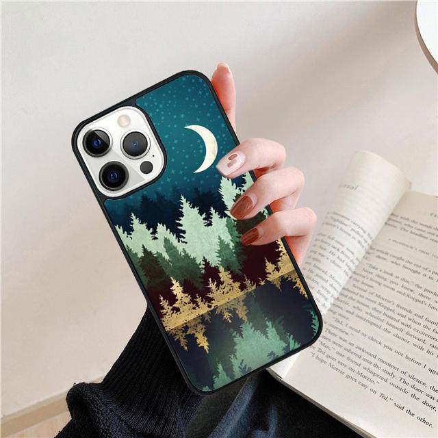 Star Lake Mountain Phone Case Back Cover For iPhone 17 Air 16 15 14 Plus 11 Pro Max 13 Pro Max 12 Max Coque