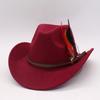 Fedora Hat Topper Hat Upturned Edge Jazz Hat Fashion Show Hats  Cowgirl Party Decorations