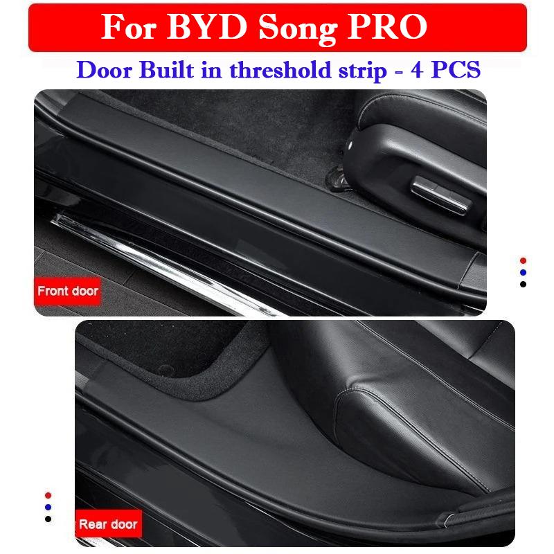 For BYD Song PRO Dm-i EV 2025-2025 Car Threshold Strip Protective Stickers Door Trunk Scratch Trampling Resistant Stickers Pad