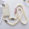 Lanyard Strap Kartenhalter Candy Soft Silikon Handyhülle für iPhone 15 14 13 12 11 Pro Max Mini X XS XR 8 7 Plus SE Wallet Cover