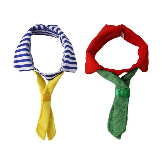 Cravate Perroquet Réglable Cravate Oiseaux Perroquet Cravate avec Revers Col Mignon pour Perruches Cockatiels Conures Inséparables Accessoire Déguisement