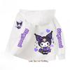 Mikina s kapucí na zip Kawaii Dětská Streetwear Kuromi Dětská Mikina na zip Dětská Mikina Manga Oblečení Dítě Dívka Chlapec Top Mikina