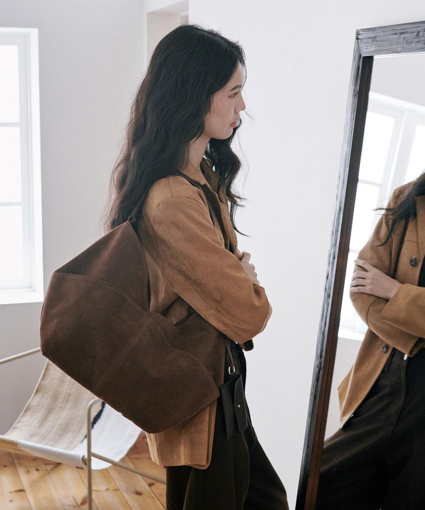 Bemymood Objet Bag - Suede Brown