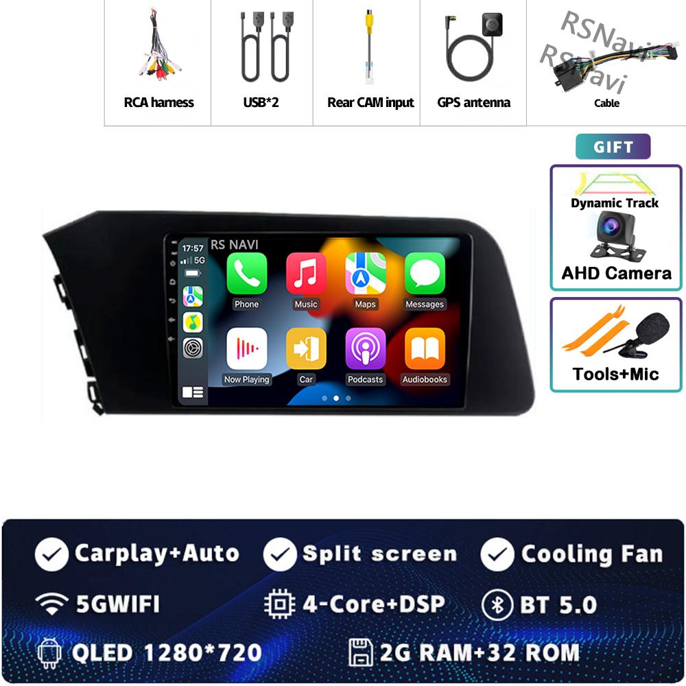 

9 Android 14 Carplay Car Radio For Hyundai Elantra VII CN7 2020 - 2021 Multimedia Video Player 360 Camera GPS Stereo 2Din DVD