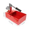 iplusmile 25KG Water Pressure Test Pump, Manual Water Pressure Test Pump, Aluminum Hand Pump, Test Tool, Hydraulic Pressure Test Tool with Pressure Ga