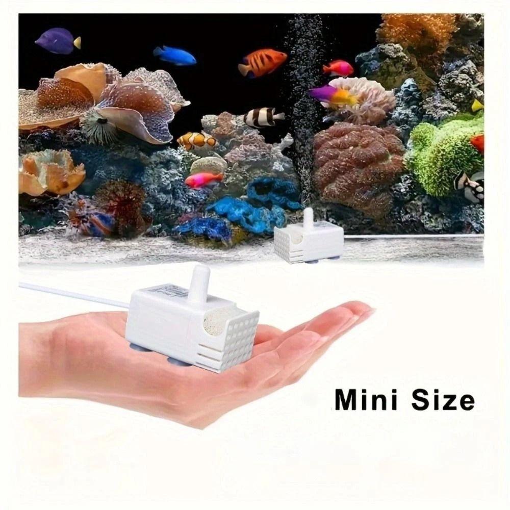 3W Small Circulating Filtration Pump USB Charging Pet Water Dispenser Pump  for Fish Tank