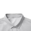 Li-Ning Comfortable Simple Solid Color Quick-Dry Versatile Fashion Short Sleeve Polo Shirt Men Tops Coin-Gray APLV287-7