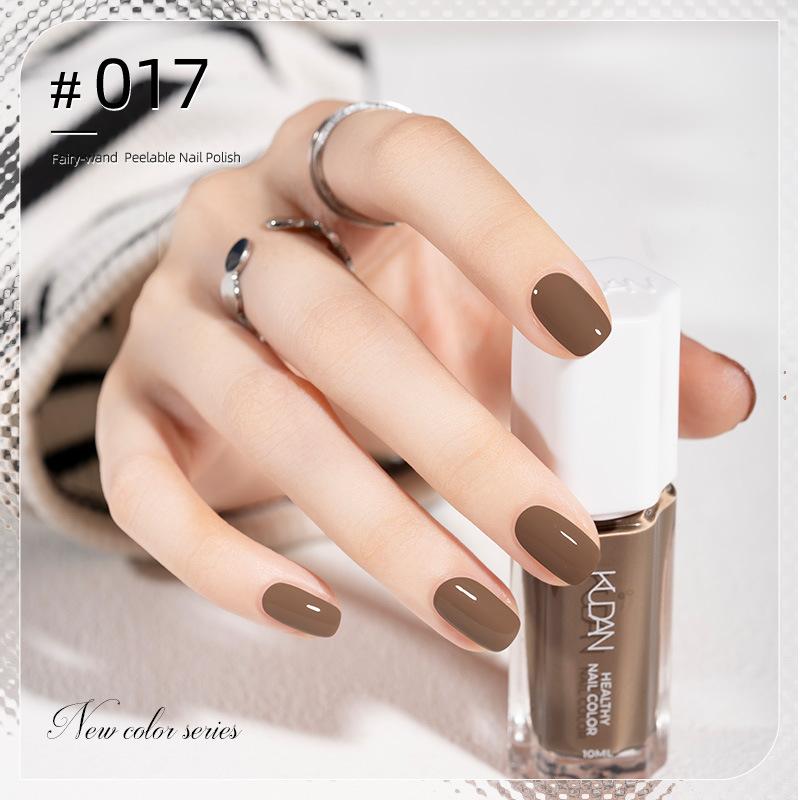 10ML Peel Off Water-Based Nail Polish – Quick Dry, No UV Lamp Needed, Breathable & Removable, Glossy Finish