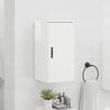 Bathroom Wall Mounted Cabinet High Gloss White 30 X 31.5 X 61 Cm