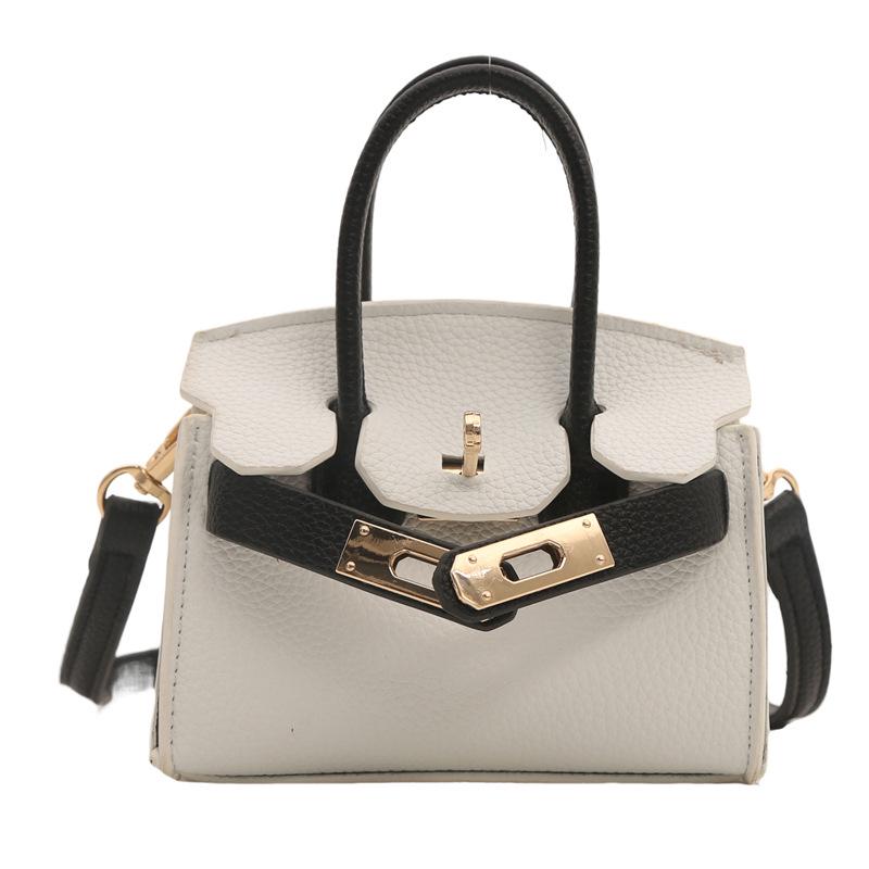 

Fashionable Mini Kelly Bag for Parent-Child, Lipstick Bag, Trendy Princess Handbag for Girls, Children s Shoulder Bag 13.5 x 6.5 x 9.5 cm