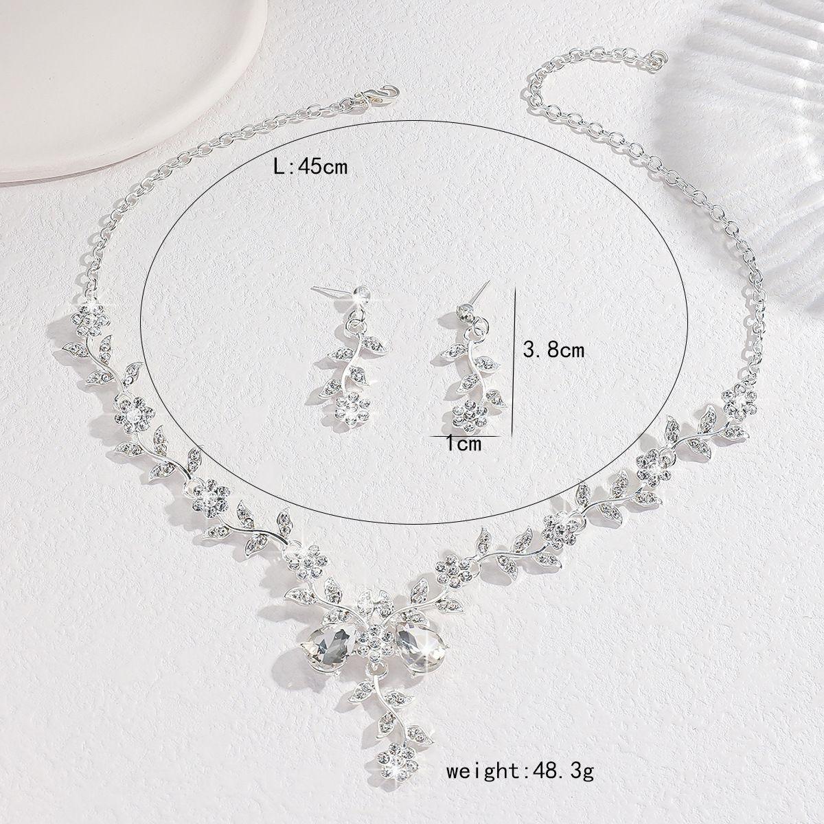 

Заводская цена прямые продажи свадебный страз кристалл ожерелье серьги набор женское бальное платье с