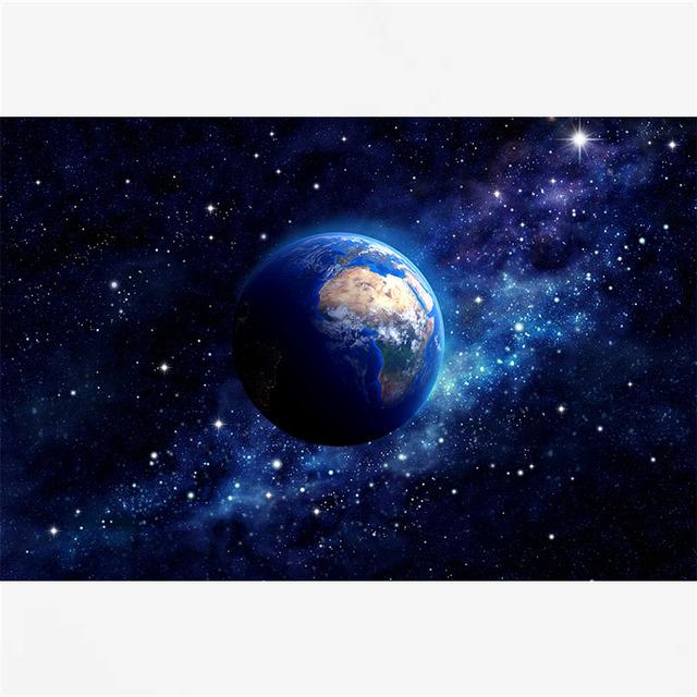 Space Cosmic Planets Canvas Painting Starry Sky Clouds Nebula Wall Art Picture Posters and Prints for Home Decor Modern Mural