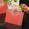 50Pcs Heart Shape Table Number Cards Wedding Table Number Card For Table Setting Wine Glass Christmas Wedding Decoration