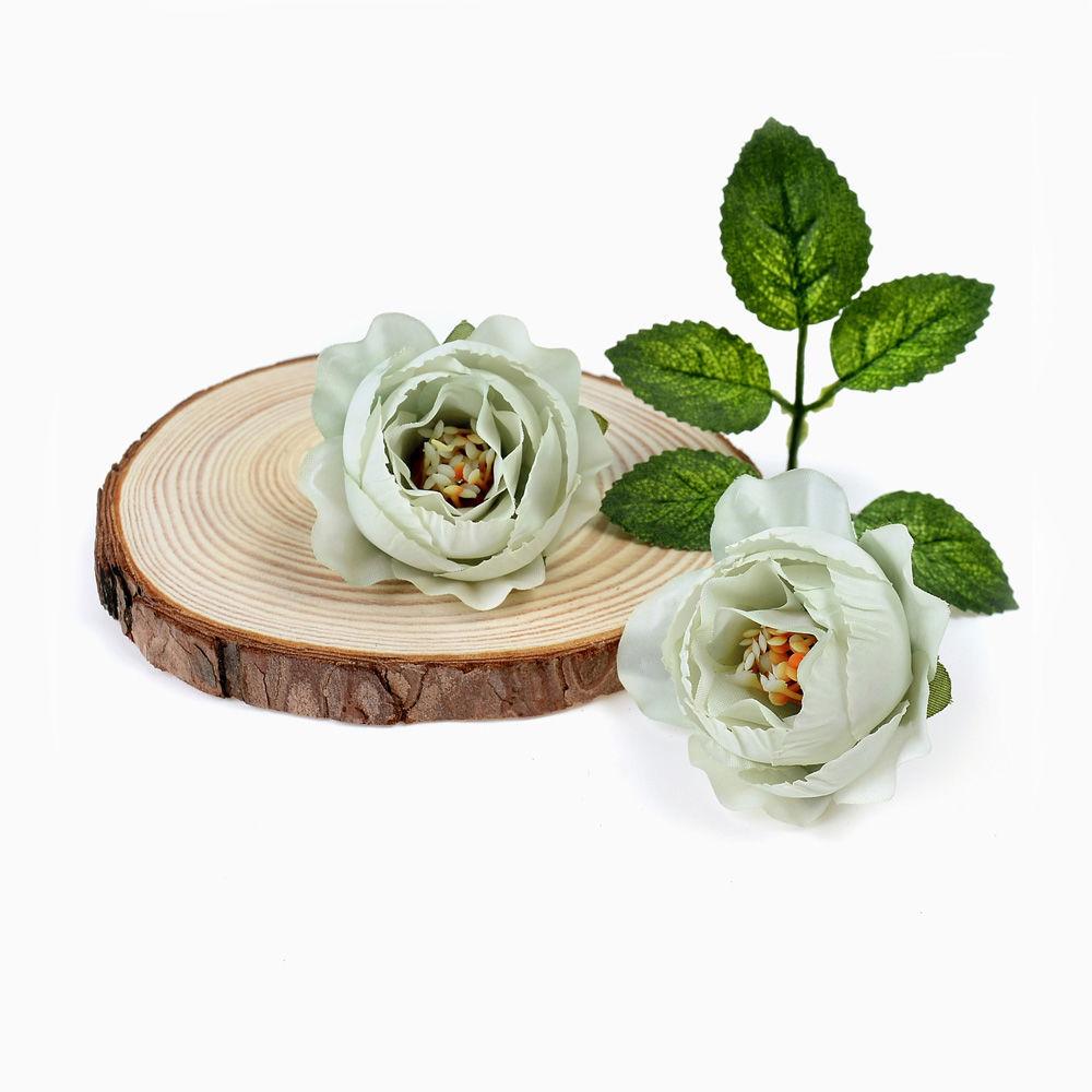 5/10/20PCs Rose Artificial Flowers Head Silk Fake Flowers For Home Decor Christmas Party Wedding Decoration DIY Wreath Accessories