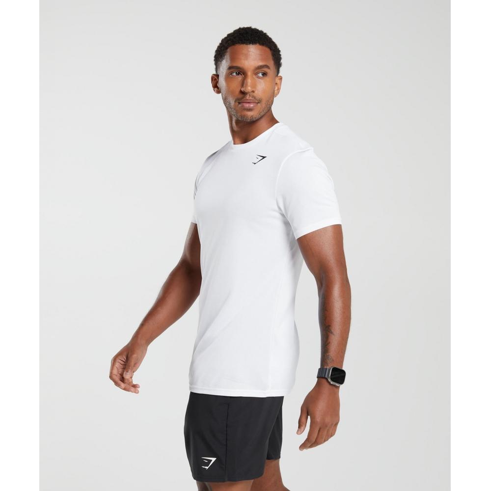 Gymshark Arrival T shirT whiTe A2a1k Wbbm