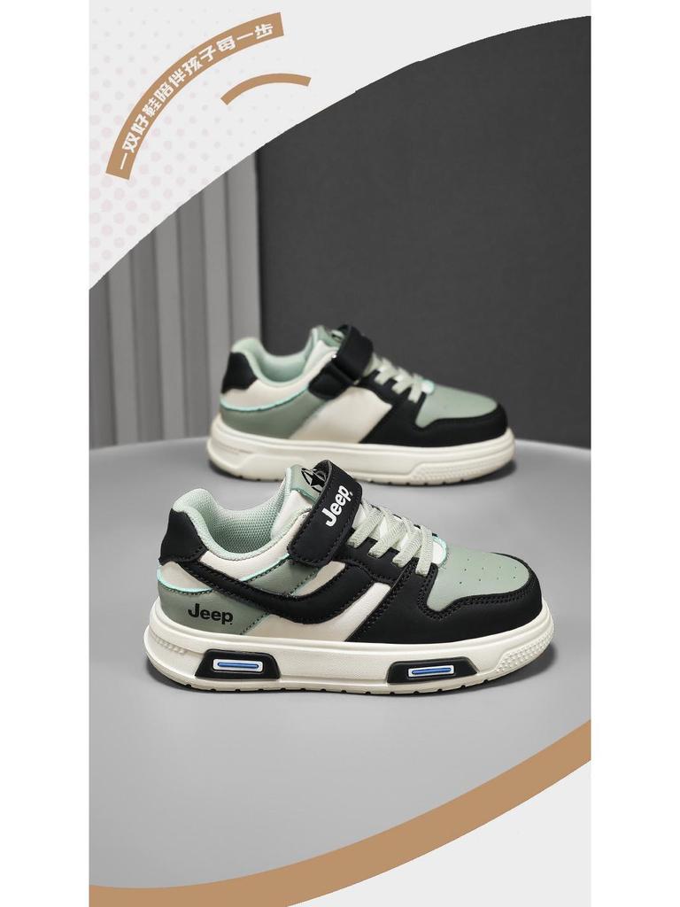 Jeep Girls' Waterproof Leather Skate Shoes - 2025 Autumn/Winter Trend