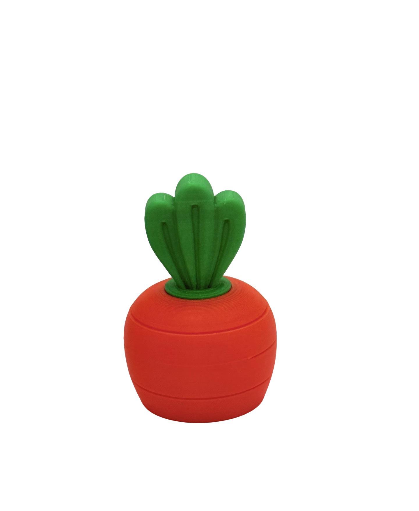 3D Educational Telescopic Carrot Toy - Creative Decompression Knife Ornament for Cross-border Play