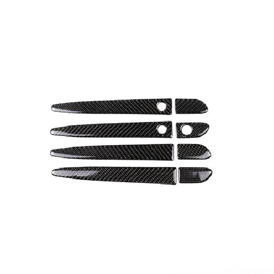 For Mazda CX-5 2017- ABS Carbon Fiber Outside Car Door Handle Cover Trim