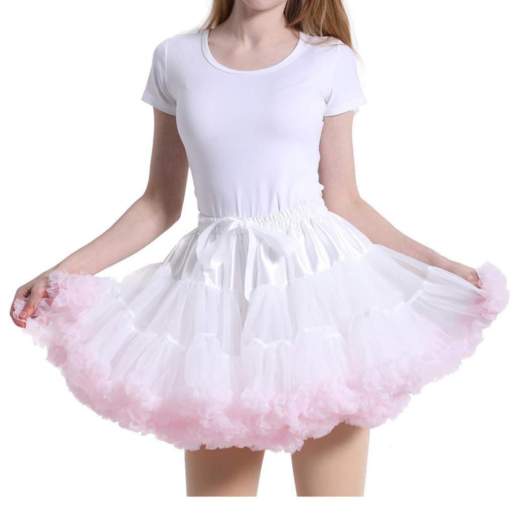 Women Petticoat Underskirt Swing  Princess Skirt Hippy Cosplay Cute New