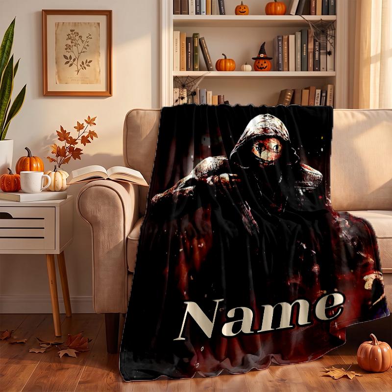 Dead by Daylight Custom Flannel Blankets Soft Warm Cozy Throws for Home Decor Holiday Gifts