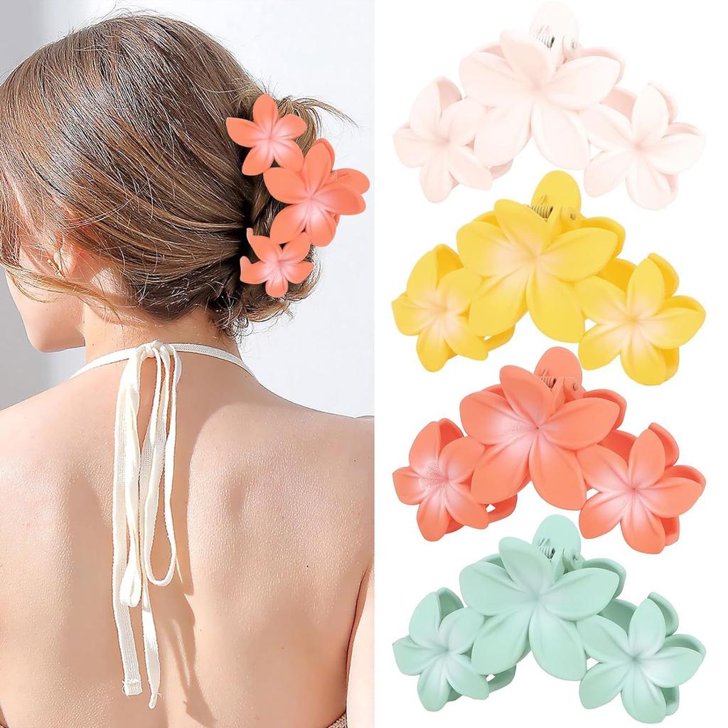 All-match Hairpin Hairpin Headdress Frosted Flower Shark Clip Hairpin Hair Accessories