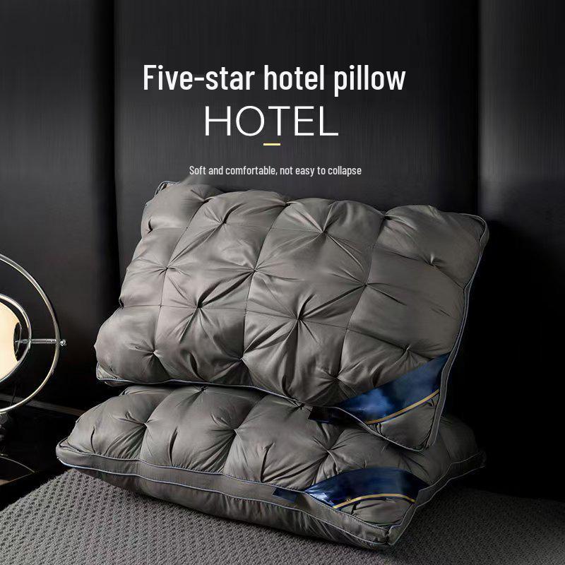 Luxusní polštáře s hlubokým spánkem a podporou krku - Pár 48x74cm, Nesesouvající se, Vysoký objem