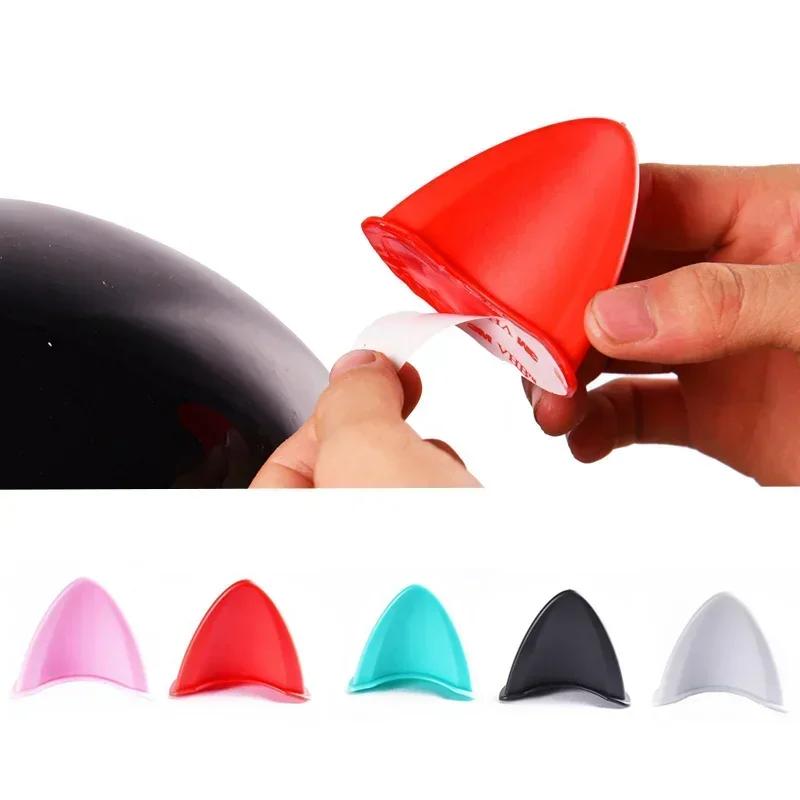 Motorcycle Electric Car Helmet New Cute Cat Ears Helmet Decoration  Styling Double-sided Stickers Decor Helmet Accessories Tools