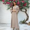 AB420 Middle East Women's Embroidered Cord Muslim Pullover Dress