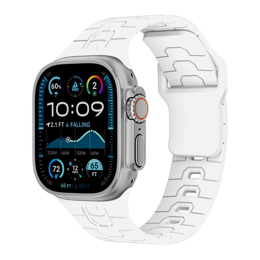 Silicone Strap for Apple watch 10 band 46mm 45mm 44mm 49mm 42mm 41mm 40mm Sport bracelet correas iWatch series 9 8 7 SE ultra 2