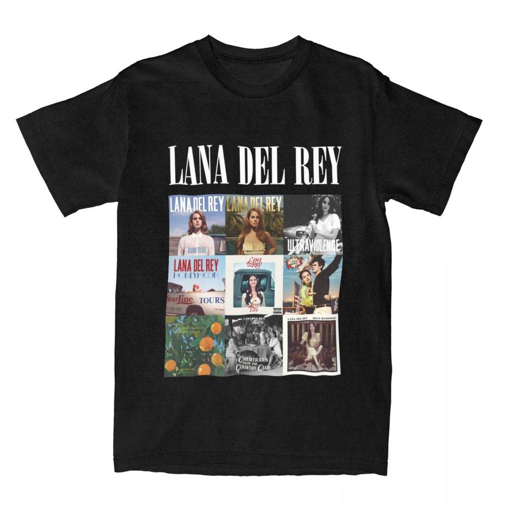 Lana Del Rey T Shirts Merch Unisex Women Pure Cotton Novelty Fashion Singer Tshirt Short Sleeve Clothes New Arrival