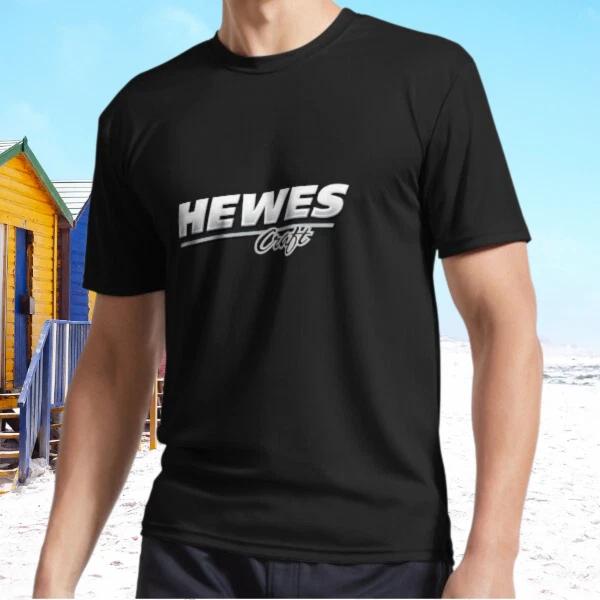 

New Hewes Craft Boating Silver Active T-Shirt Funny Size S - 5XL M