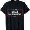Dolly For President 2024 Men Women Retro Dolly T-Shirt