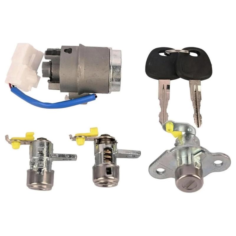 Car Ignition Lock Cylinder Barrels 81905-1E000 81920-1EA00 for ACCENT 06-11 Lock Cylinder Barrels with Key Replacement