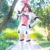 [Milky Time] Kizuna AI Cosplay Halloween VTuber Initial Costume with Wig (L)