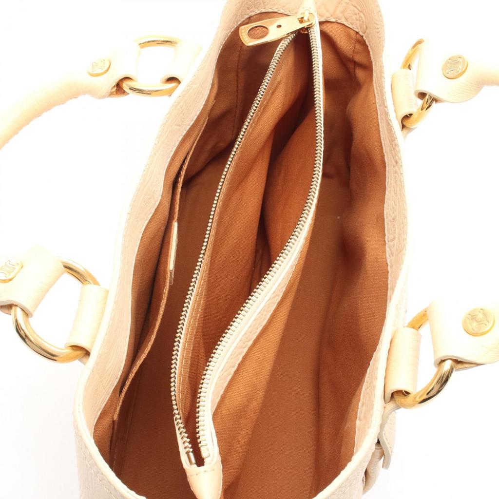 Used CELINE Boogie Bag Macadam Tote Bag Leather Beige Used Women