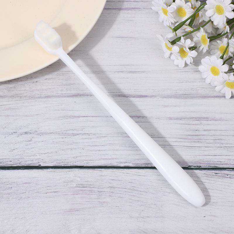 Japan Micro Nano Toothbrush: Ultra-Fine Soft Bristles for Pregnant Women & Postpartum Care, with Tongue Scraper
