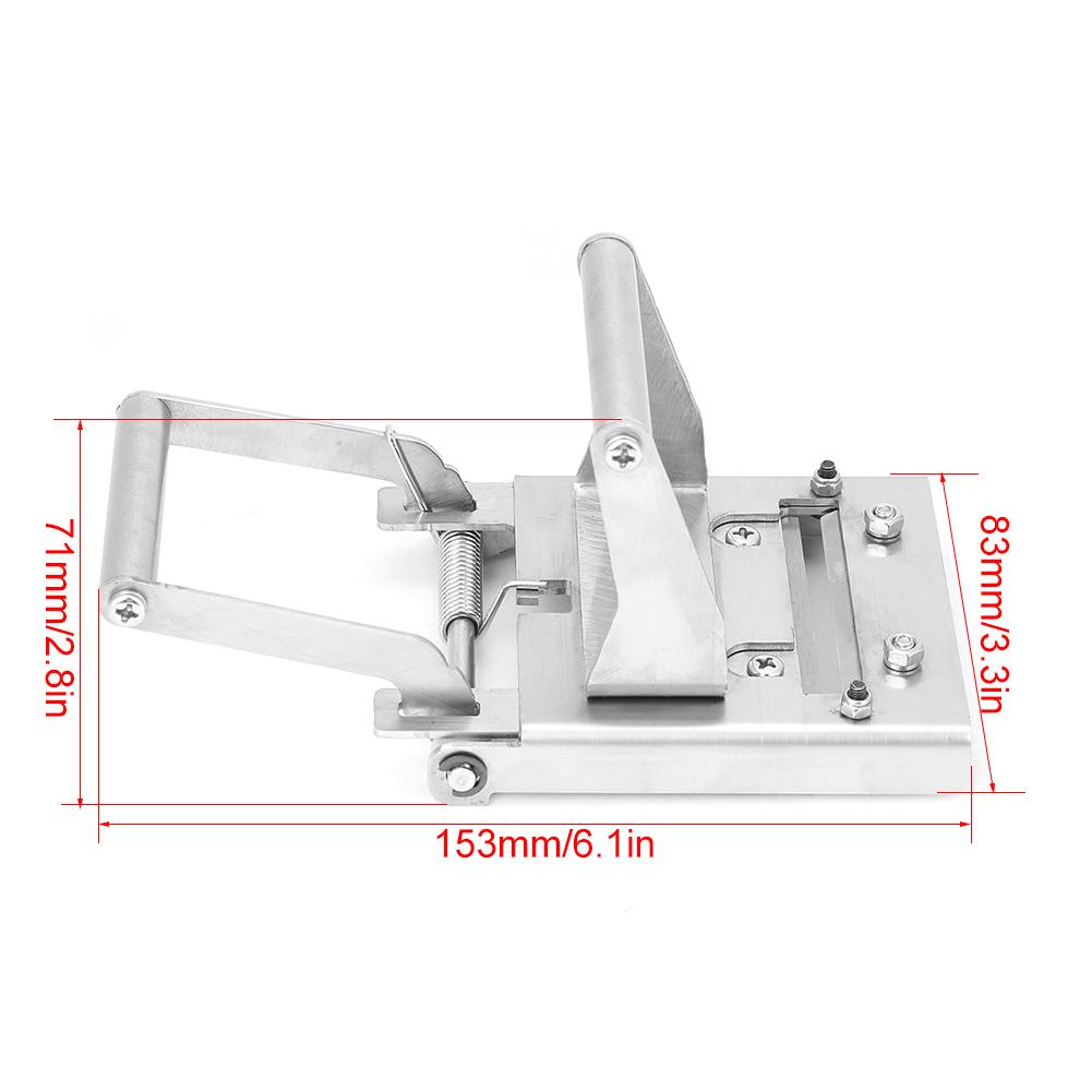 Stainless Steel Portable End Cutter Edge Banding Trimmer for Straight Round Finished