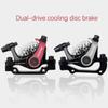 Bike Disc Caliper Front and Rear Disc Brakes Set Aluminium Alloy Bicycles Accessory For Most Mountain Bike, Folding-bike