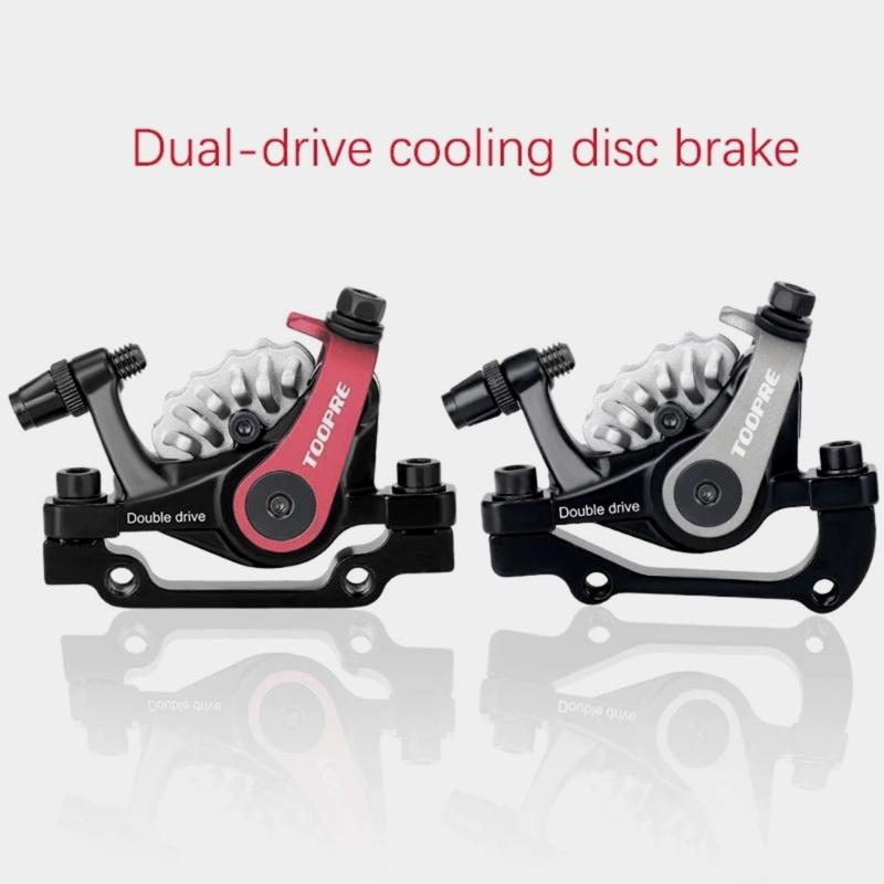 Bike Disc Caliper Front and Rear Disc Brakes Set Aluminium Alloy Bicycles Accessory For Most Mountain Bike, Folding-bike