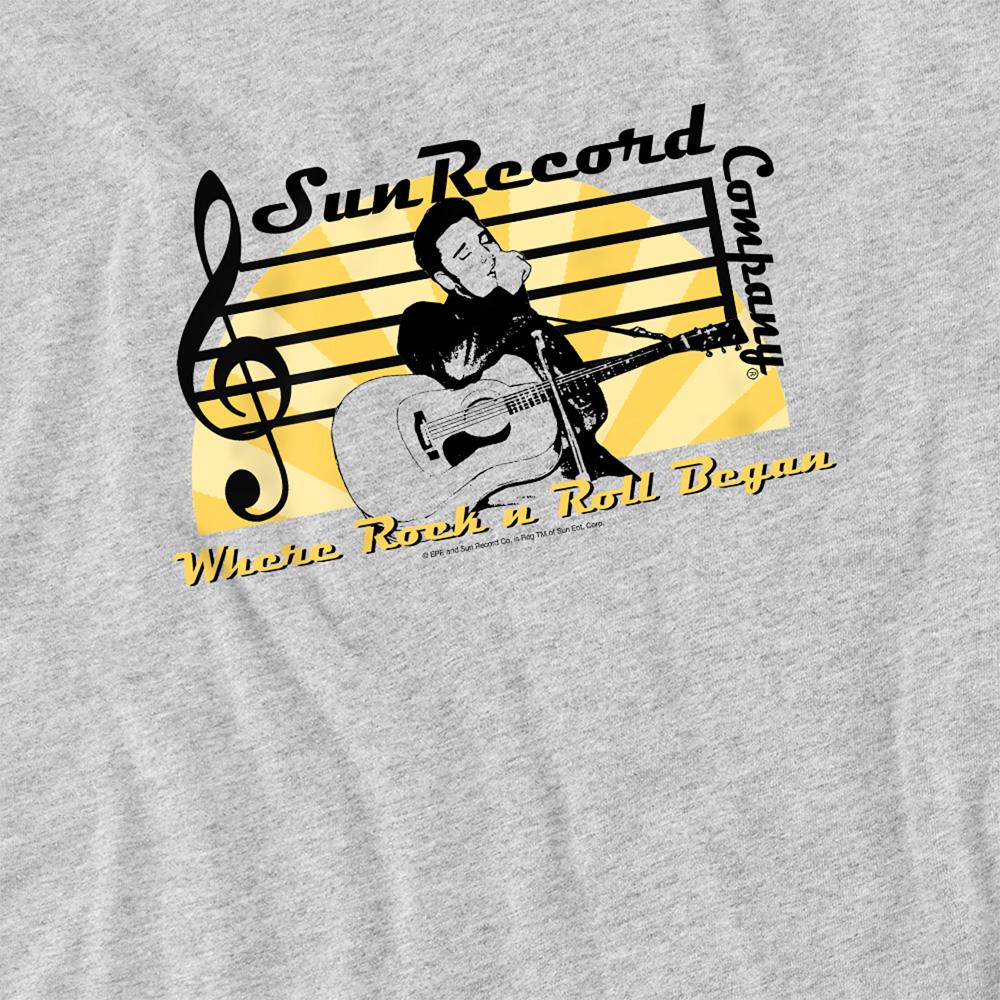 Sun Records Unisex Adult Company Heather T-Shirt