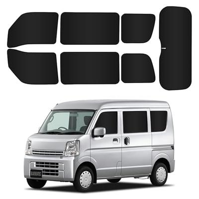 BLUESEATEC Sonnenschutzvorhänge für Suzuki Every DA17V Serie (H27.2-Gegenwart) - Einfache Installation und Demontage, Fahrzeugspezifisches Design, Geeignet für Auto