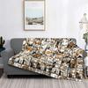 Winter 3d Print Blanket My Hero Academia Plaid Manga Blanket Fleece Decoration Blankets for Bedding Couch Bedspread