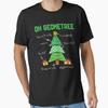 Oh Geometree Geometry Math Science Teacher Christmas Essential T Shirt Vintage Breathable Soft Stretched